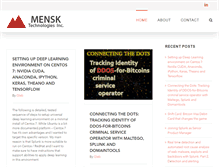 Tablet Screenshot of mensk.com